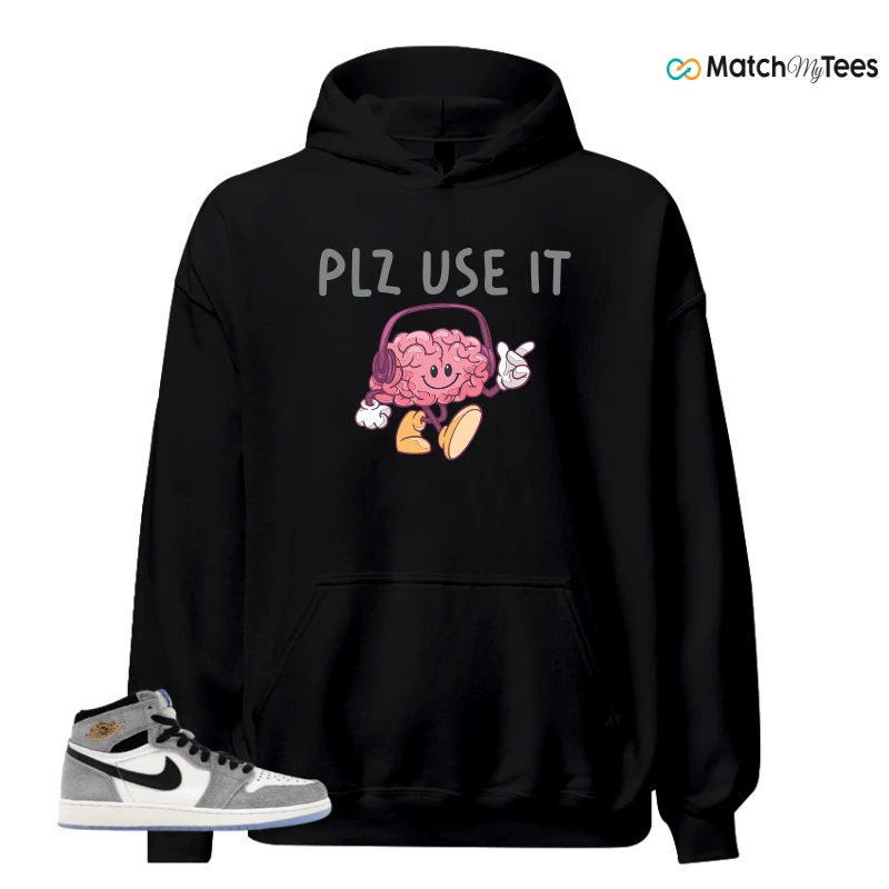 NIKE AIR JORDAN 1 HIGH COOL GREY SNEAKER Matching Tees hoodie