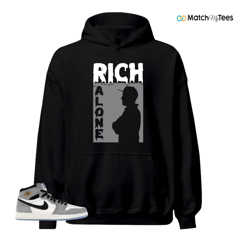 NIKE AIR JORDAN 1 HIGH COOL GREY SNEAKER Matching Tees hoodie