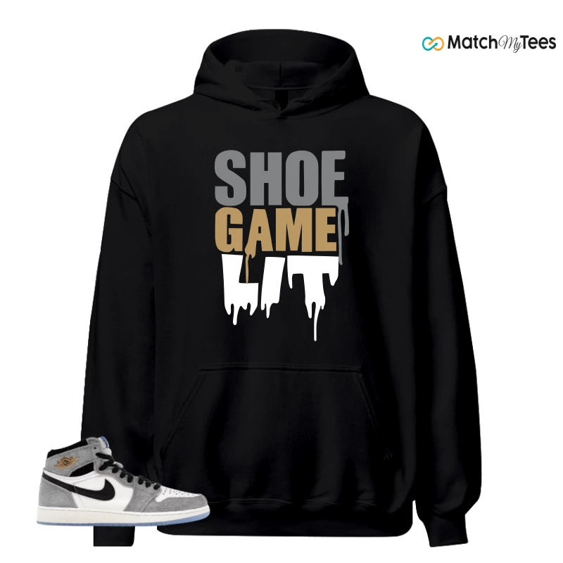 NIKE AIR JORDAN 1 HIGH COOL GREY SNEAKER Matching Tees hoodie