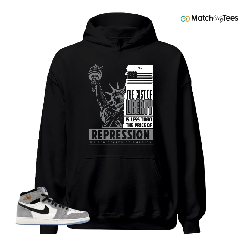 NIKE AIR JORDAN 1 HIGH COOL GREY SNEAKER Matching Tees hoodie