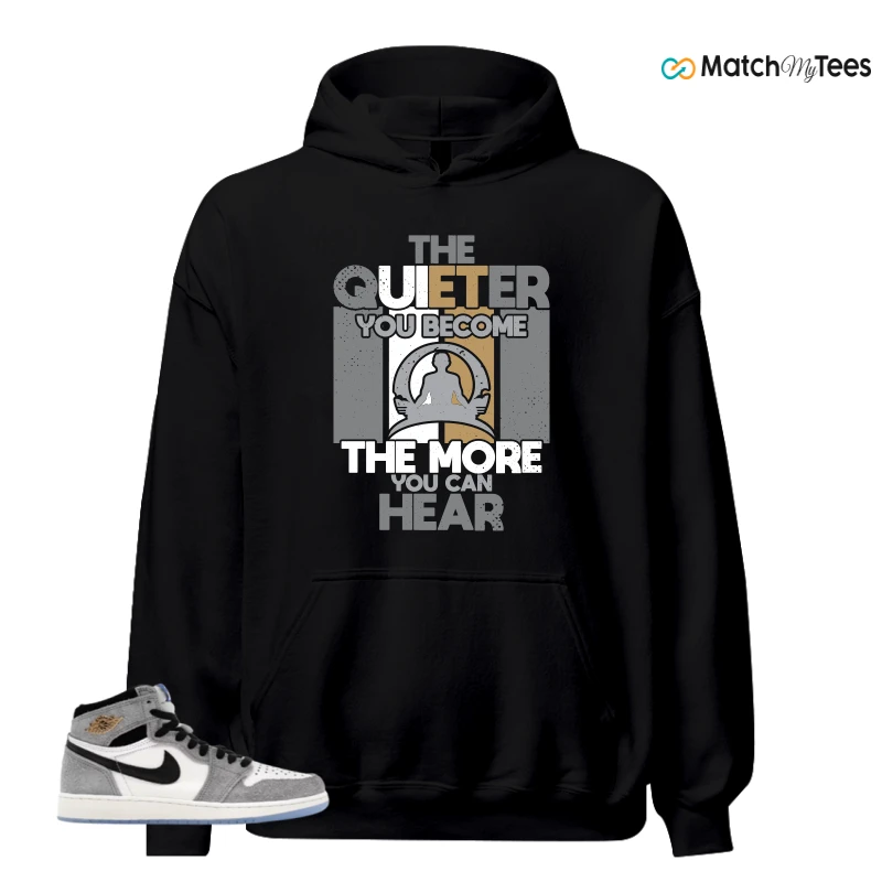 NIKE AIR JORDAN 1 HIGH COOL GREY SNEAKER Matching Tees hoodie