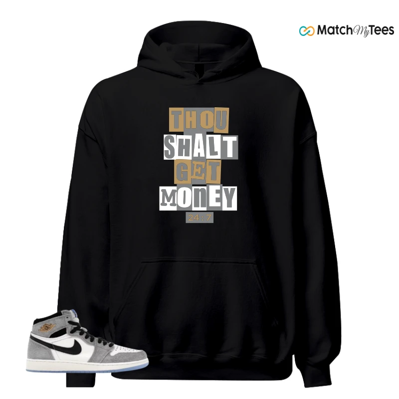 NIKE AIR JORDAN 1 HIGH COOL GREY SNEAKER Matching Tees hoodie