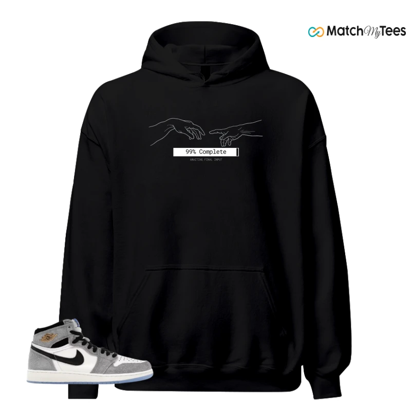 NIKE AIR JORDAN 1 HIGH COOL GREY SNEAKER Matching Tees hoodie