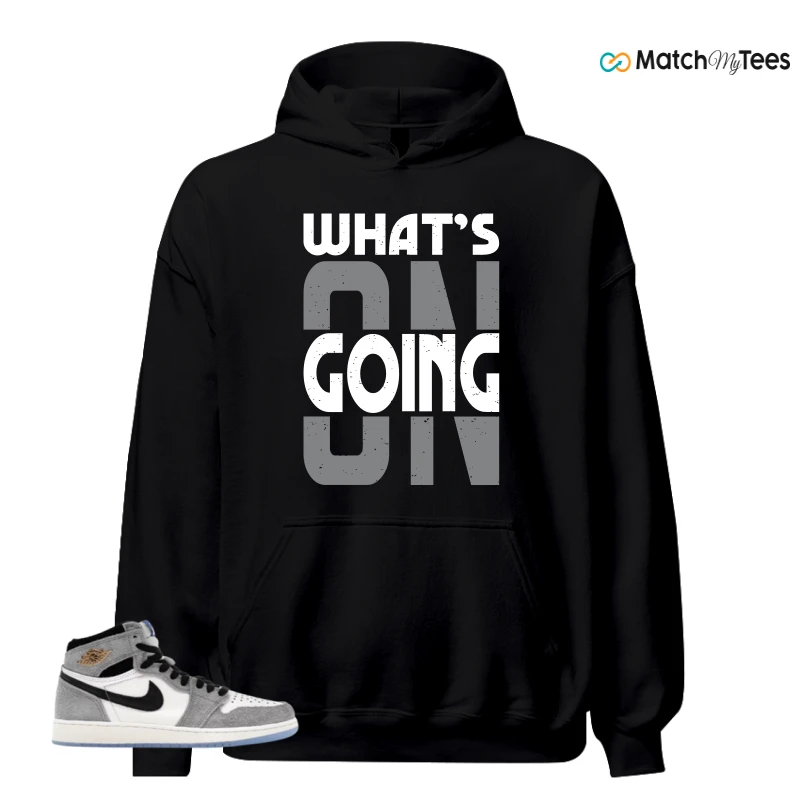 NIKE AIR JORDAN 1 HIGH COOL GREY SNEAKER Matching Tees hoodie