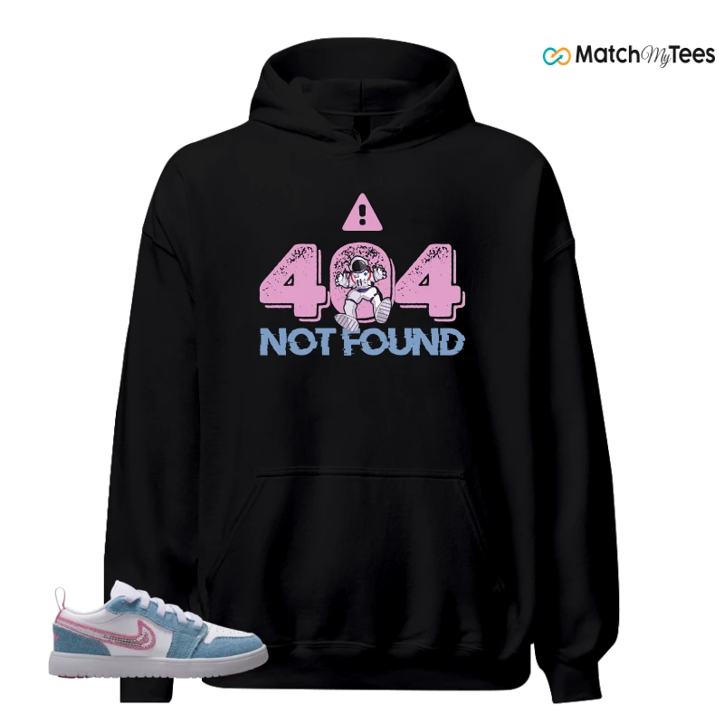 NIKE AIR JORDAN 1 LOW GS DENIM SEQUIN SNEAKER Matching Tees hoodie