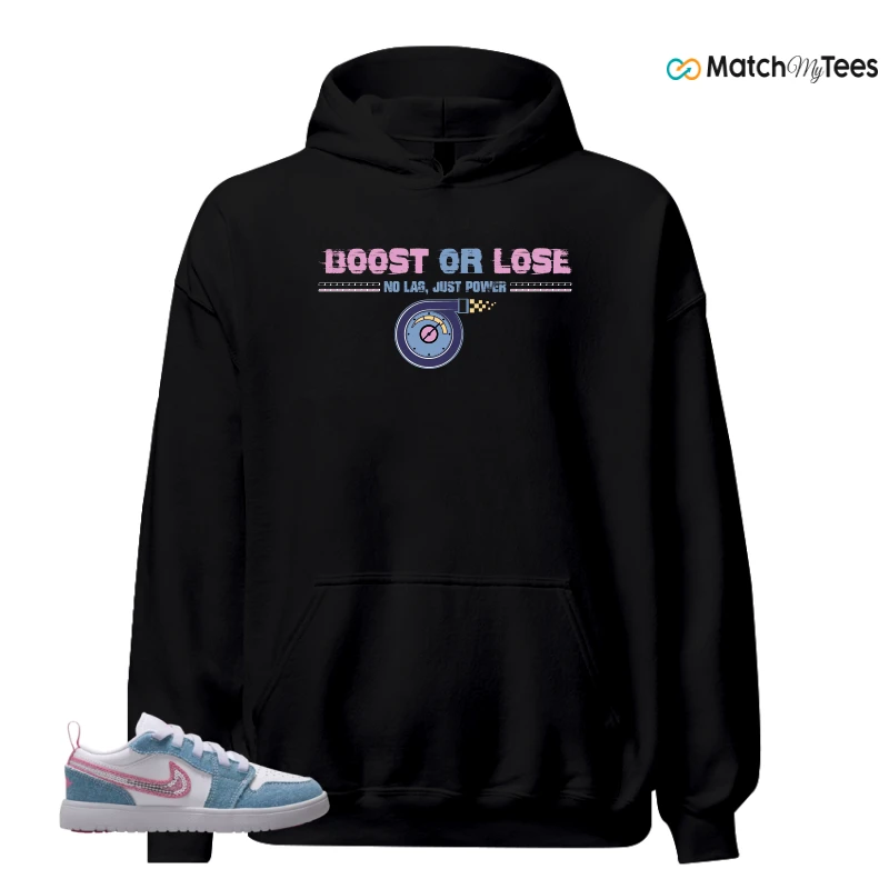 NIKE AIR JORDAN 1 LOW GS DENIM SEQUIN SNEAKER Matching Tees hoodie