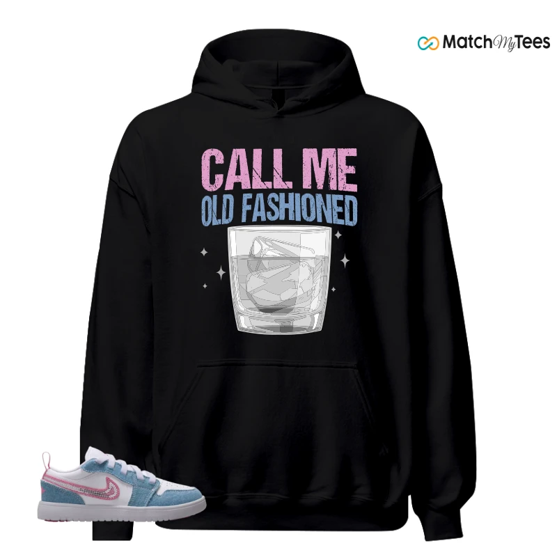 NIKE AIR JORDAN 1 LOW GS DENIM SEQUIN SNEAKER Matching Tees hoodie