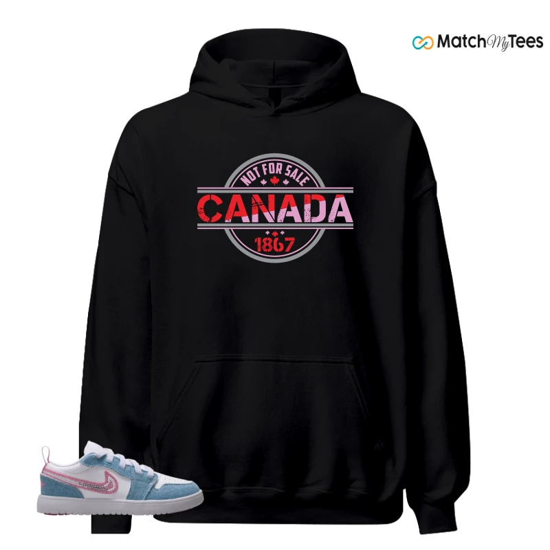 NIKE AIR JORDAN 1 LOW GS DENIM SEQUIN SNEAKER Matching Tees hoodie