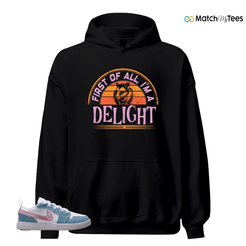 NIKE AIR JORDAN 1 LOW GS DENIM SEQUIN SNEAKER Matching Tees hoodie
