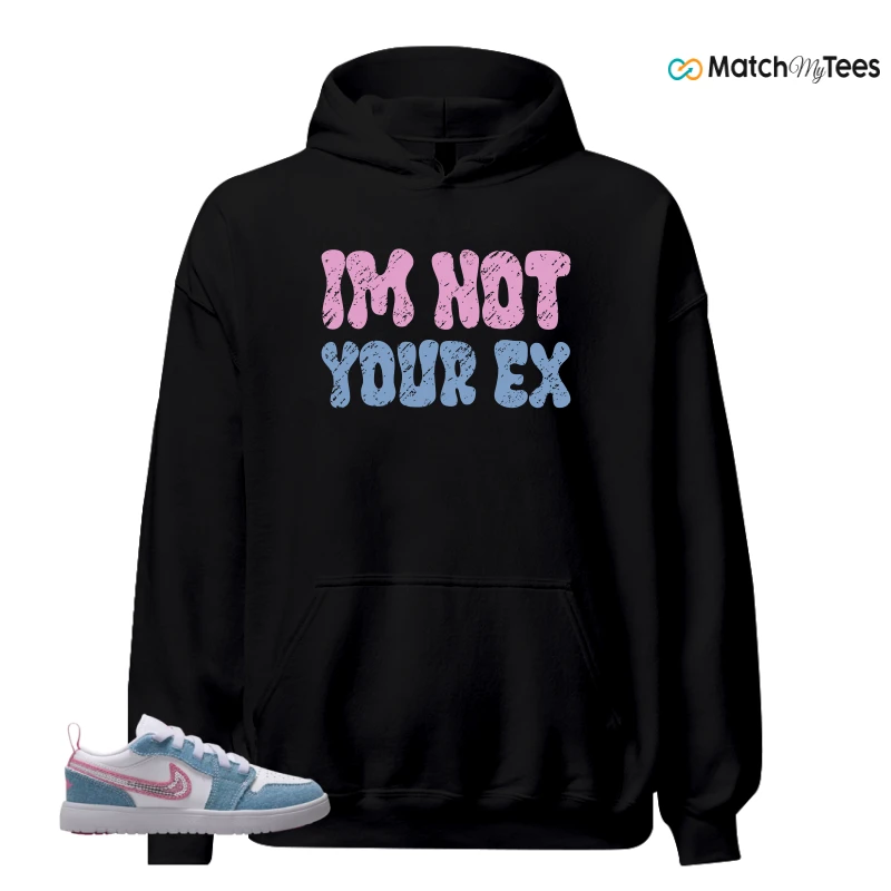 NIKE AIR JORDAN 1 LOW GS DENIM SEQUIN SNEAKER Matching Tees hoodie