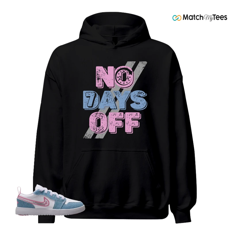 NIKE AIR JORDAN 1 LOW GS DENIM SEQUIN SNEAKER Matching Tees hoodie