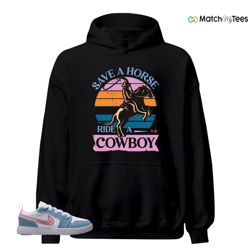 NIKE AIR JORDAN 1 LOW GS DENIM SEQUIN SNEAKER Matching Tees hoodie