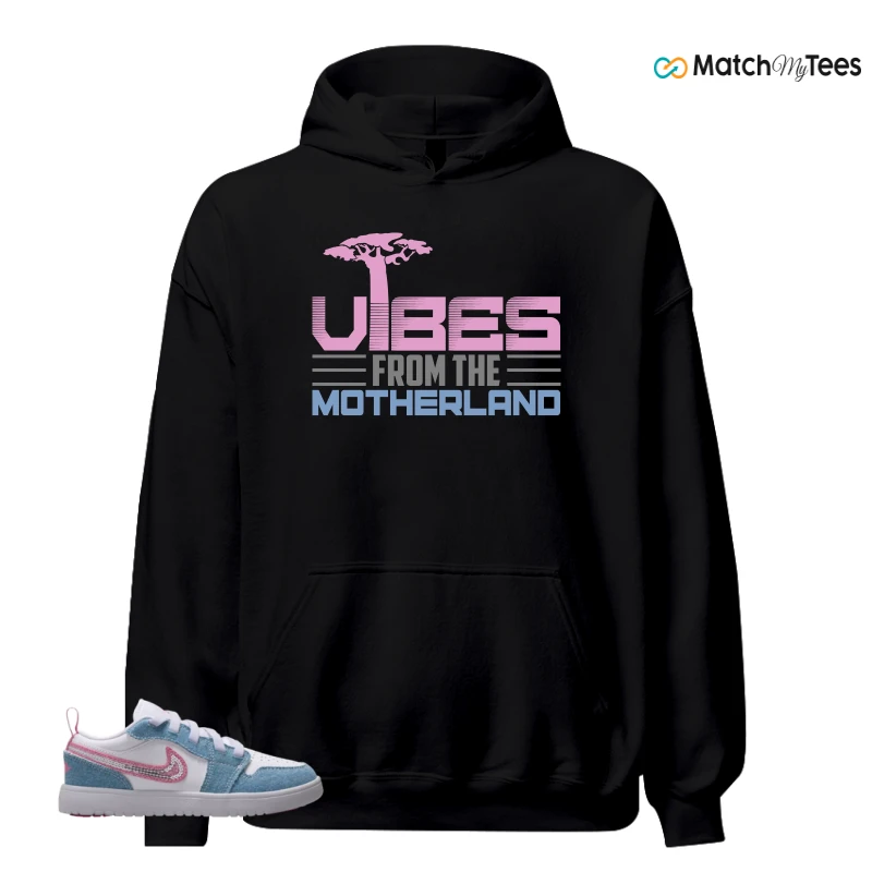 NIKE AIR JORDAN 1 LOW GS DENIM SEQUIN SNEAKER Matching Tees hoodie