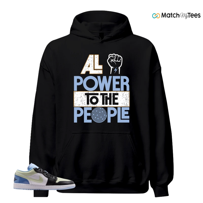 NIKE AIR JORDAN 1 LOW MISMATCHED PATENT SNEAKER Matching Tees hoodie