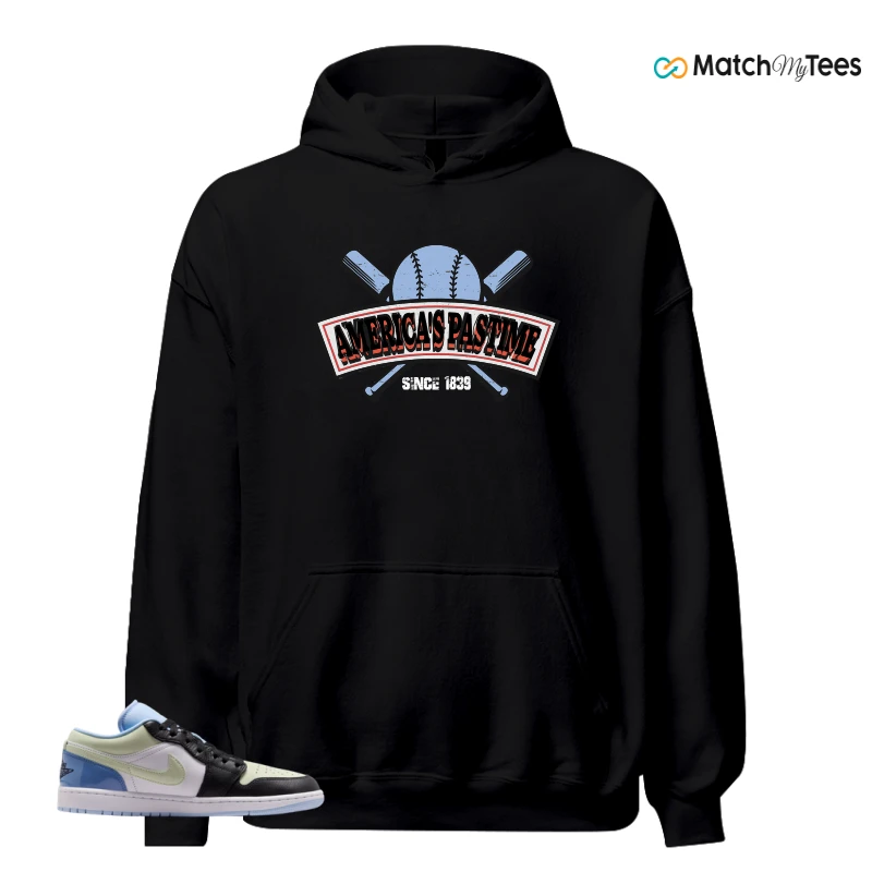 NIKE AIR JORDAN 1 LOW MISMATCHED PATENT SNEAKER Matching Tees hoodie