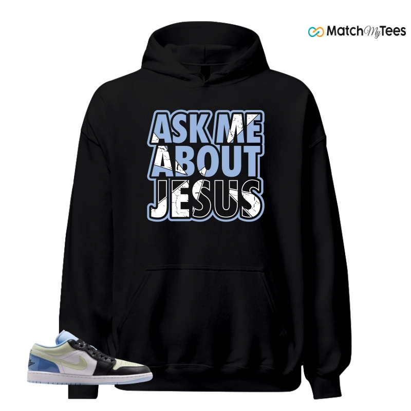 NIKE AIR JORDAN 1 LOW MISMATCHED PATENT SNEAKER Matching Tees hoodie