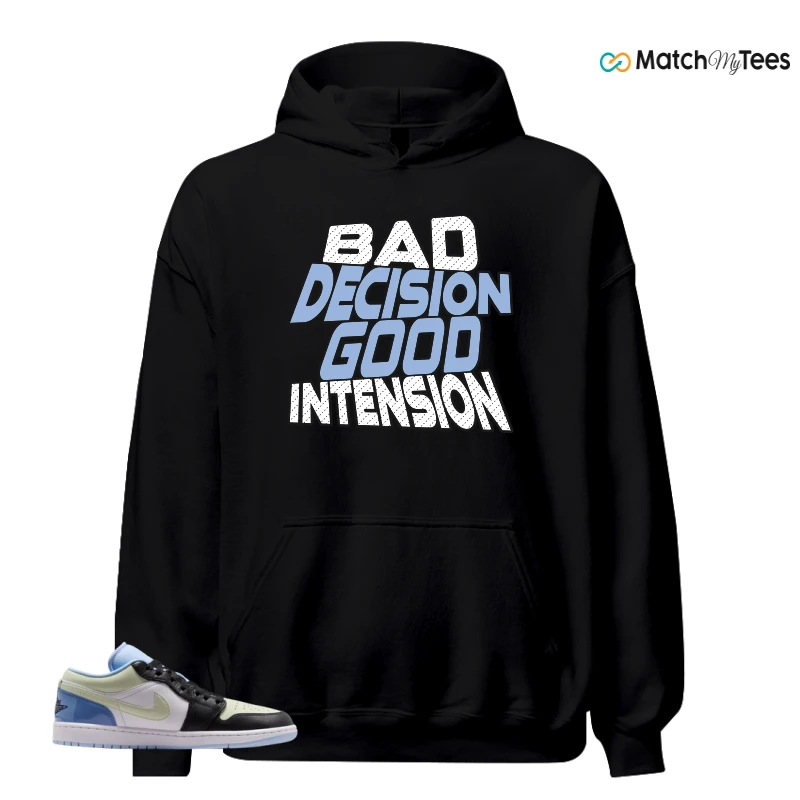 NIKE AIR JORDAN 1 LOW MISMATCHED PATENT SNEAKER Matching Tees hoodie