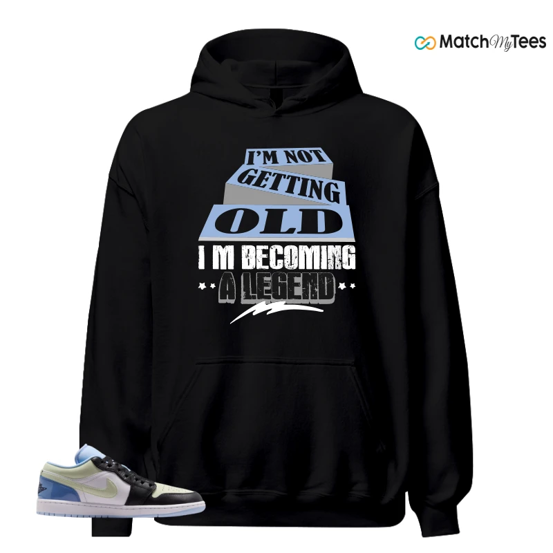 NIKE AIR JORDAN 1 LOW MISMATCHED PATENT SNEAKER Matching Tees hoodie