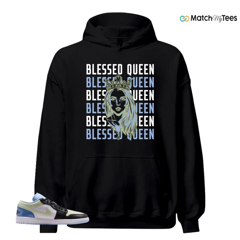 NIKE AIR JORDAN 1 LOW MISMATCHED PATENT SNEAKER Matching Tees hoodie