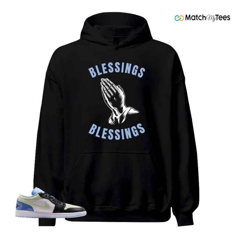 NIKE AIR JORDAN 1 LOW MISMATCHED PATENT SNEAKER Matching Tees hoodie
