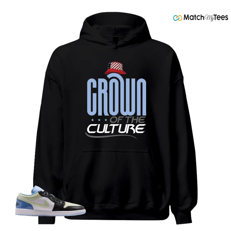 NIKE AIR JORDAN 1 LOW MISMATCHED PATENT SNEAKER Matching Tees hoodie