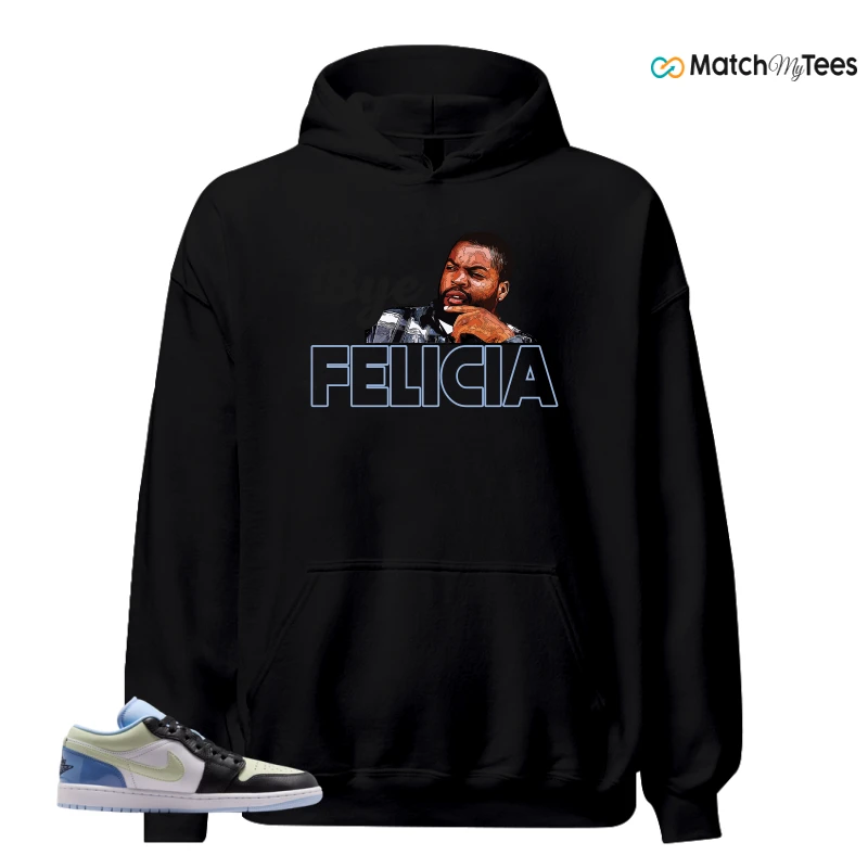 NIKE AIR JORDAN 1 LOW MISMATCHED PATENT SNEAKER Matching Tees hoodie