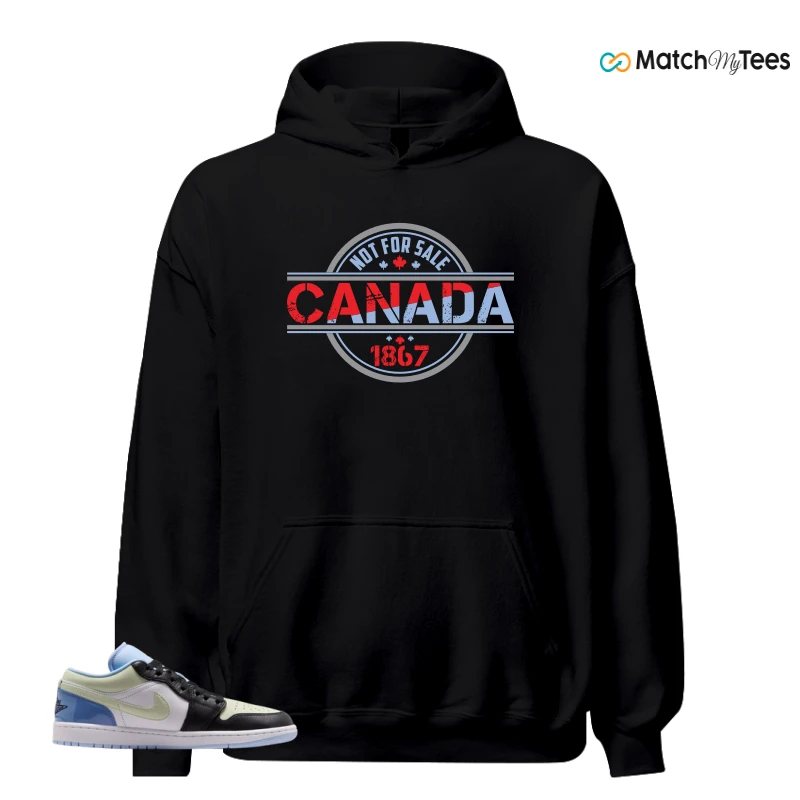NIKE AIR JORDAN 1 LOW MISMATCHED PATENT SNEAKER Matching Tees hoodie