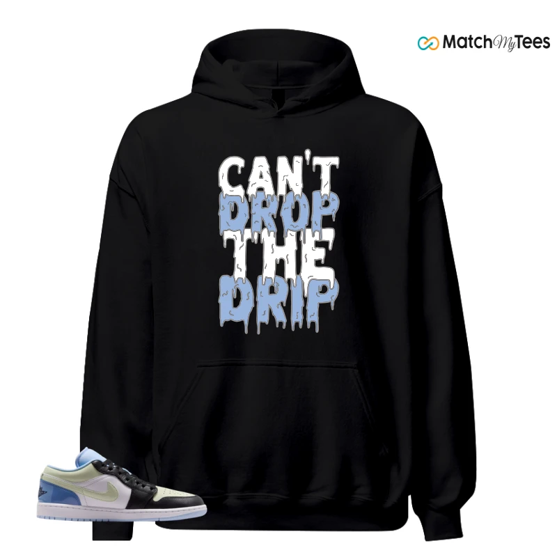 NIKE AIR JORDAN 1 LOW MISMATCHED PATENT SNEAKER Matching Tees hoodie