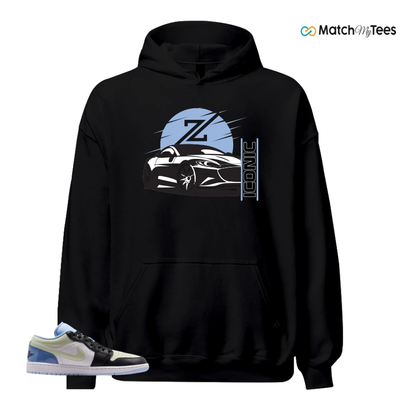 NIKE AIR JORDAN 1 LOW MISMATCHED PATENT SNEAKER Matching Tees hoodie