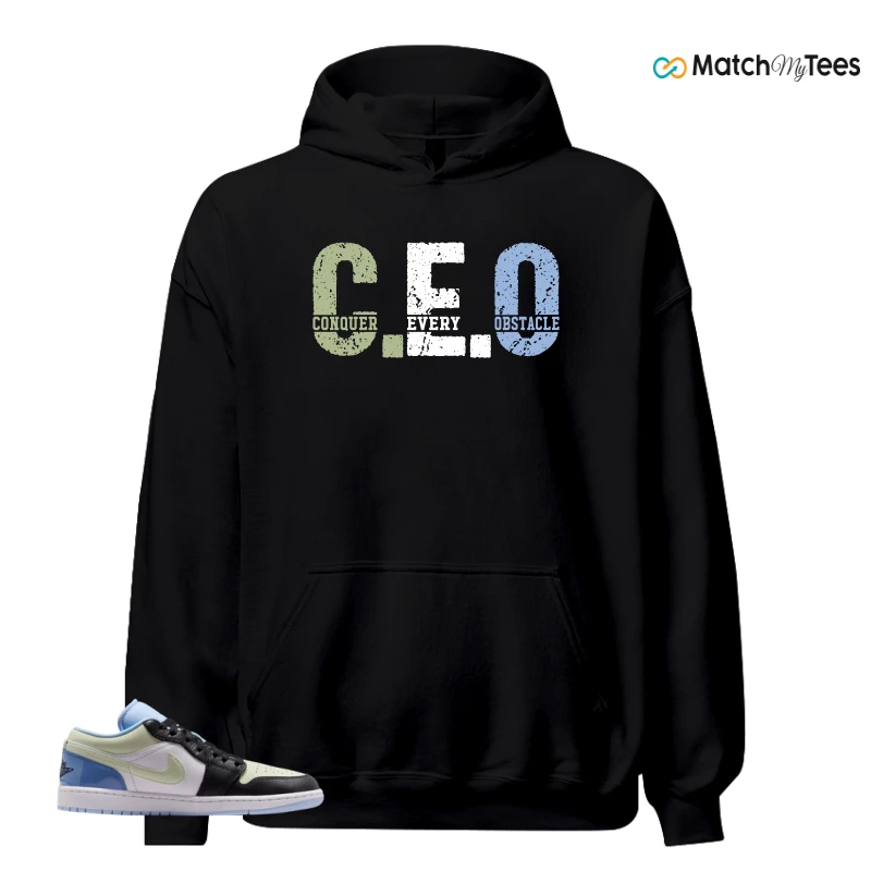 NIKE AIR JORDAN 1 LOW MISMATCHED PATENT SNEAKER Matching Tees hoodie