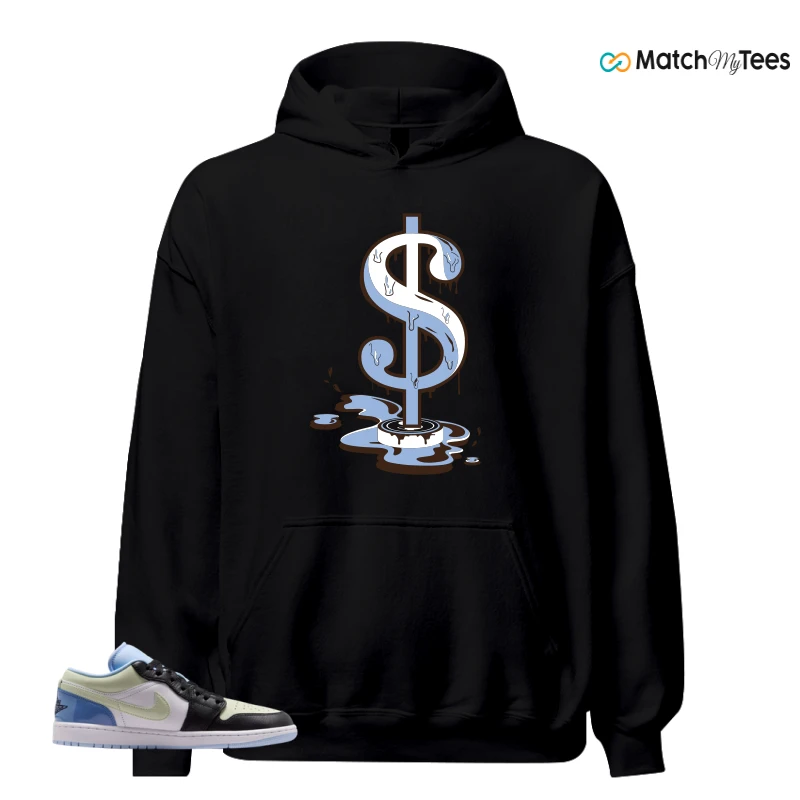 NIKE AIR JORDAN 1 LOW MISMATCHED PATENT SNEAKER Matching Tees hoodie