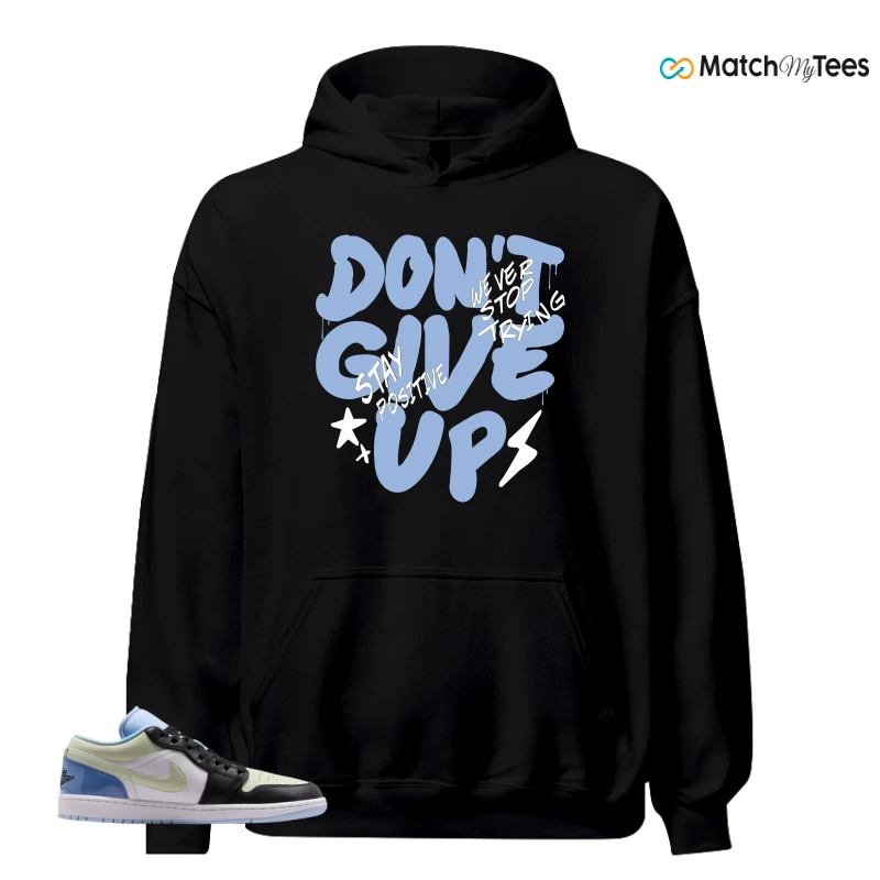 NIKE AIR JORDAN 1 LOW MISMATCHED PATENT SNEAKER Matching Tees hoodie
