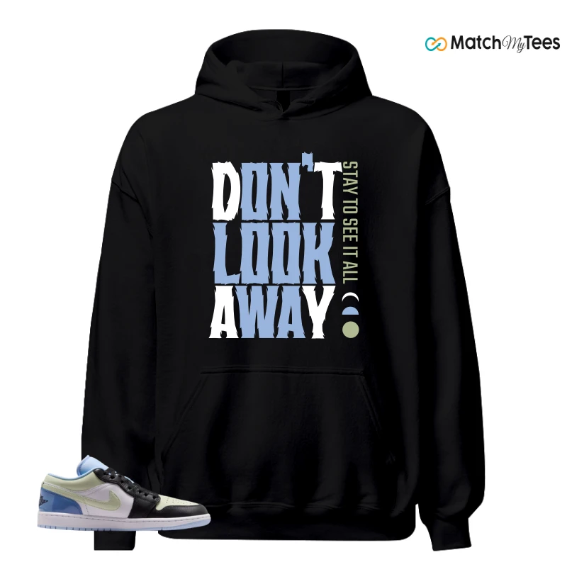 NIKE AIR JORDAN 1 LOW MISMATCHED PATENT SNEAKER Matching Tees hoodie