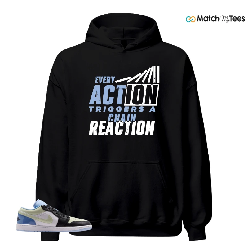 NIKE AIR JORDAN 1 LOW MISMATCHED PATENT SNEAKER Matching Tees hoodie