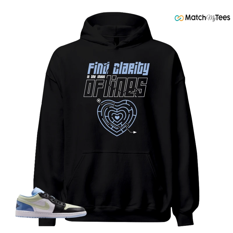 NIKE AIR JORDAN 1 LOW MISMATCHED PATENT SNEAKER Matching Tees hoodie