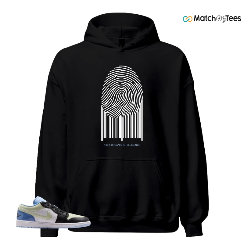 NIKE AIR JORDAN 1 LOW MISMATCHED PATENT SNEAKER Matching Tees hoodie