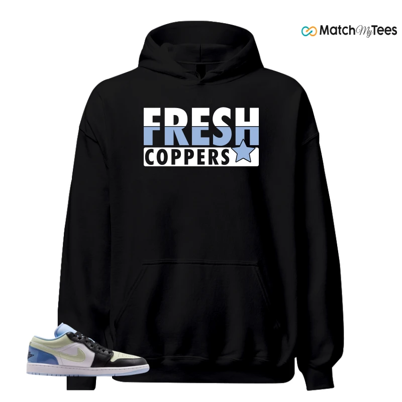 NIKE AIR JORDAN 1 LOW MISMATCHED PATENT SNEAKER Matching Tees hoodie