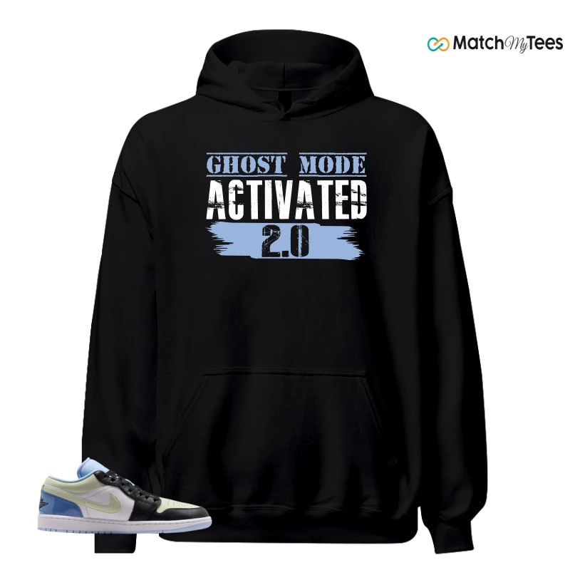 NIKE AIR JORDAN 1 LOW MISMATCHED PATENT SNEAKER Matching Tees hoodie