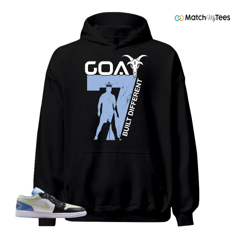NIKE AIR JORDAN 1 LOW MISMATCHED PATENT SNEAKER Matching Tees hoodie