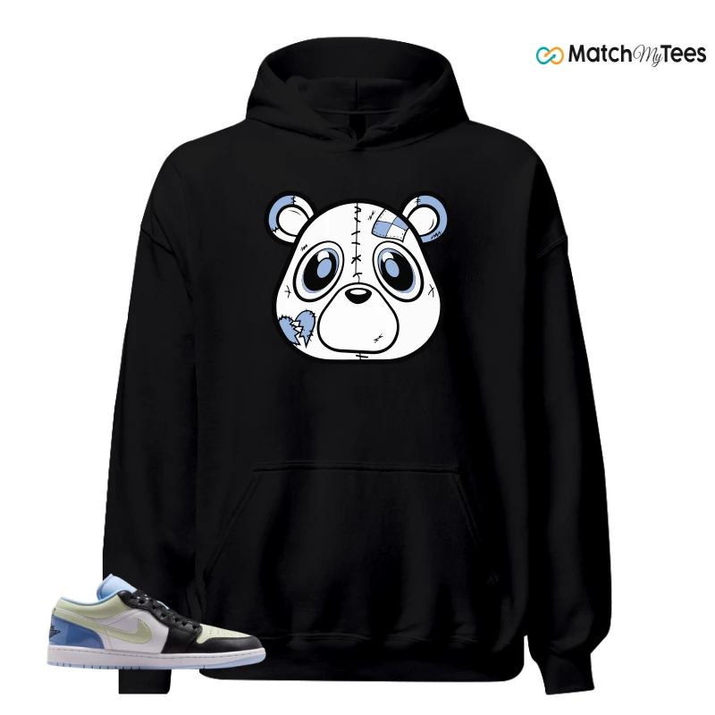 NIKE AIR JORDAN 1 LOW MISMATCHED PATENT SNEAKER Matching Tees hoodie