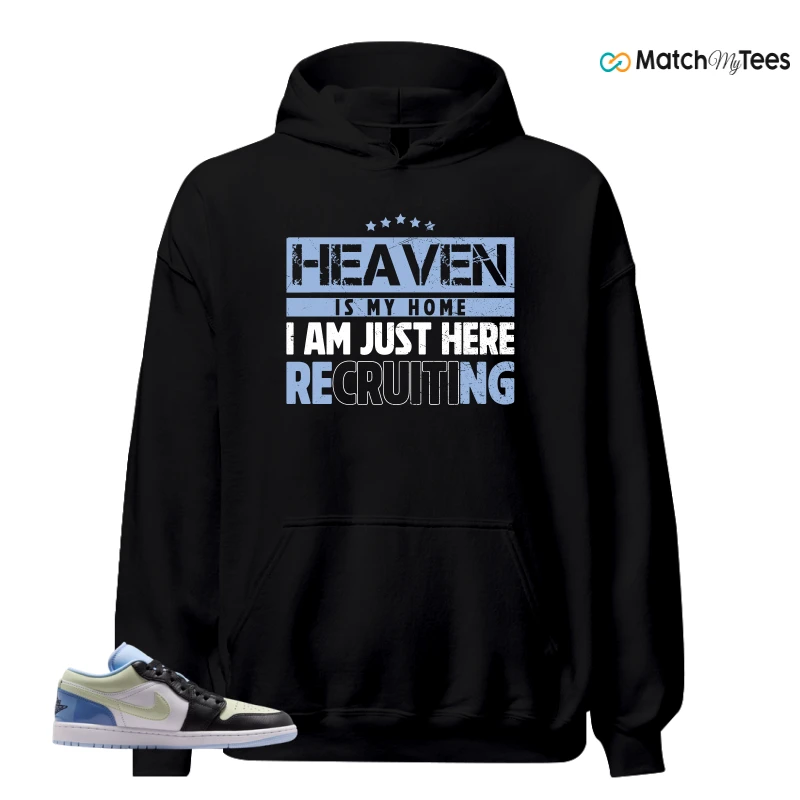 NIKE AIR JORDAN 1 LOW MISMATCHED PATENT SNEAKER Matching Tees hoodie