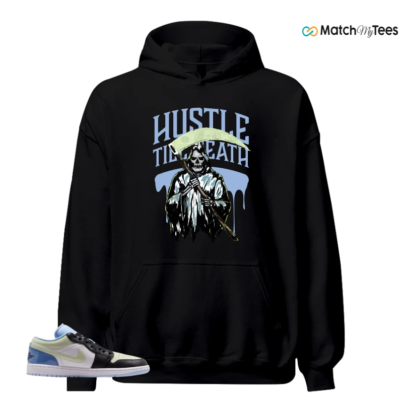 NIKE AIR JORDAN 1 LOW MISMATCHED PATENT SNEAKER Matching Tees hoodie