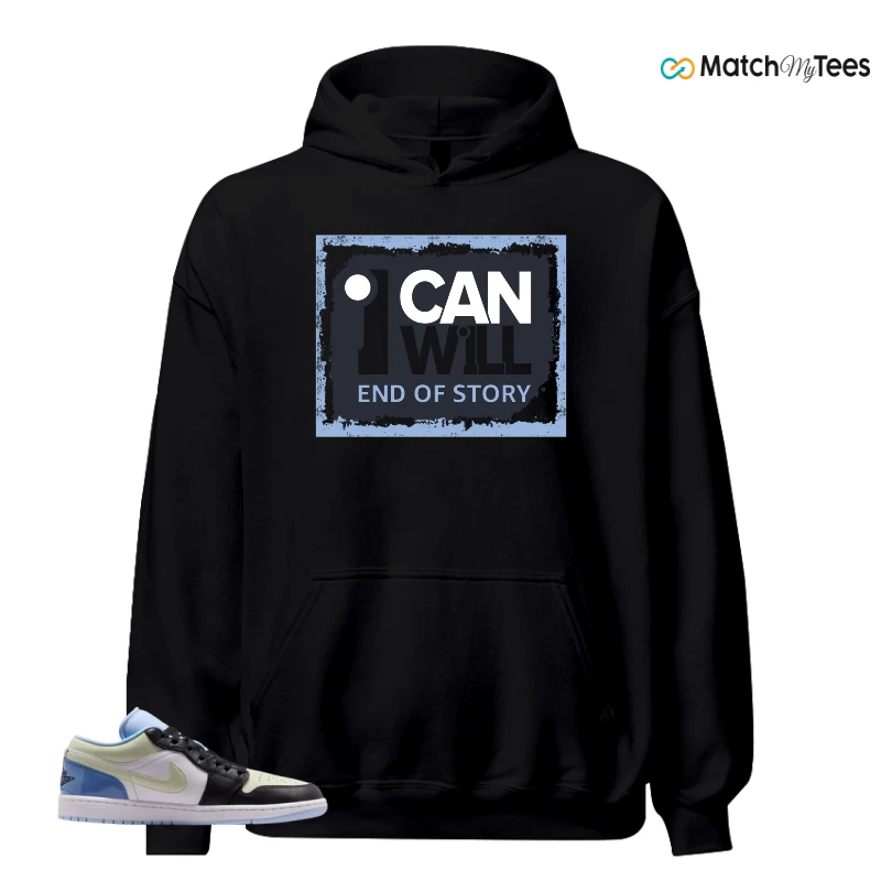 NIKE AIR JORDAN 1 LOW MISMATCHED PATENT SNEAKER Matching Tees hoodie