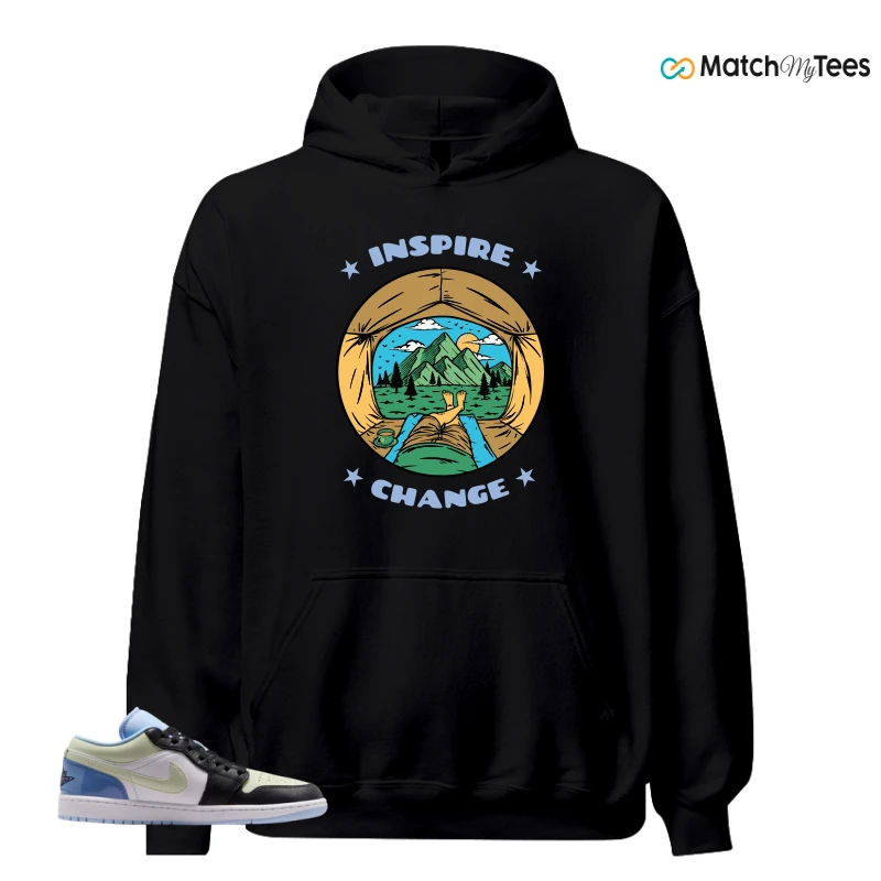 NIKE AIR JORDAN 1 LOW MISMATCHED PATENT SNEAKER Matching Tees hoodie