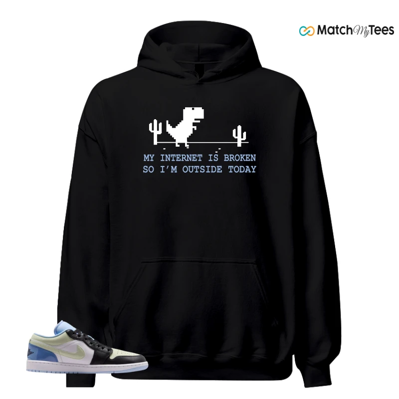 NIKE AIR JORDAN 1 LOW MISMATCHED PATENT SNEAKER Matching Tees hoodie