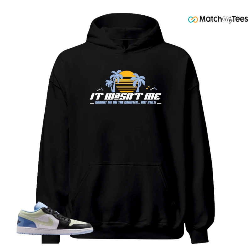 NIKE AIR JORDAN 1 LOW MISMATCHED PATENT SNEAKER Matching Tees hoodie