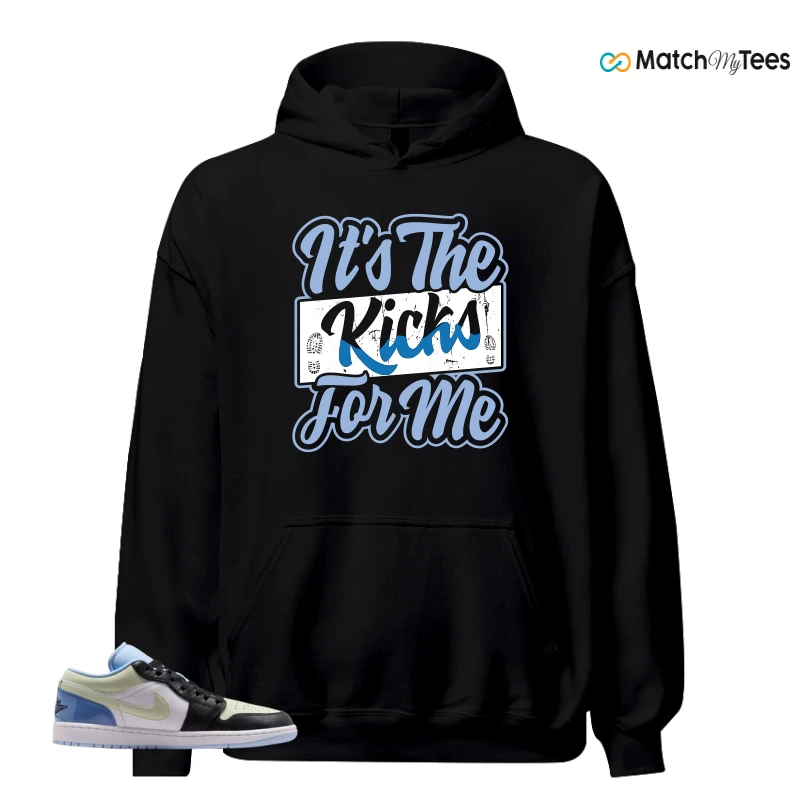 NIKE AIR JORDAN 1 LOW MISMATCHED PATENT SNEAKER Matching Tees hoodie