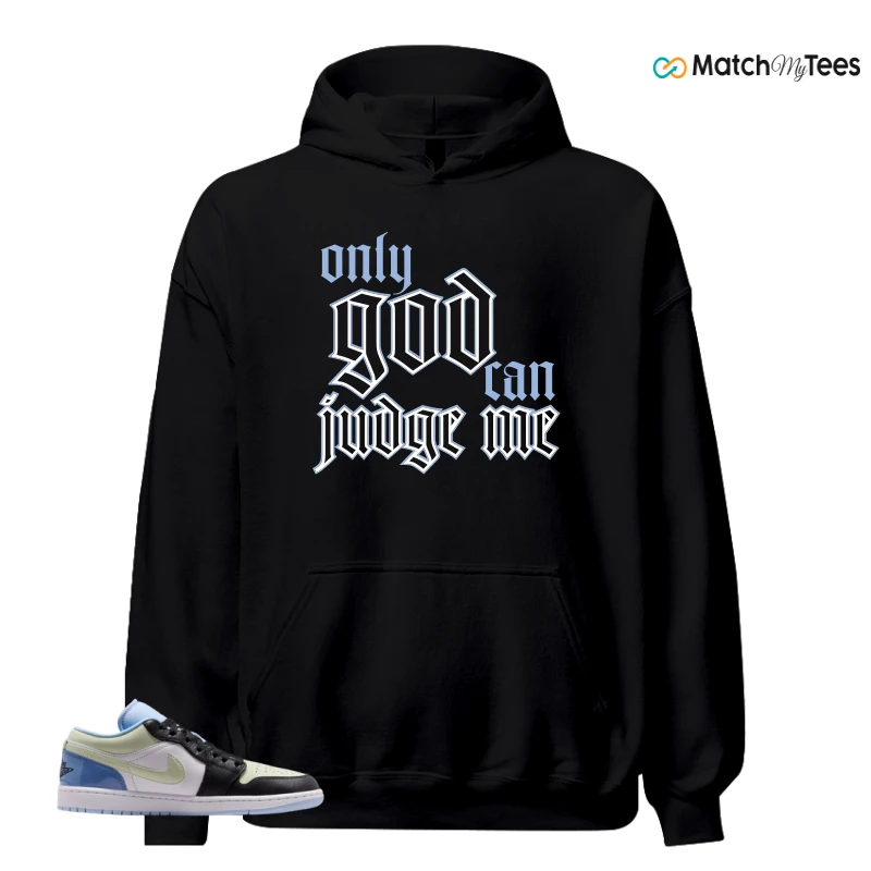 NIKE AIR JORDAN 1 LOW MISMATCHED PATENT SNEAKER Matching Tees hoodie