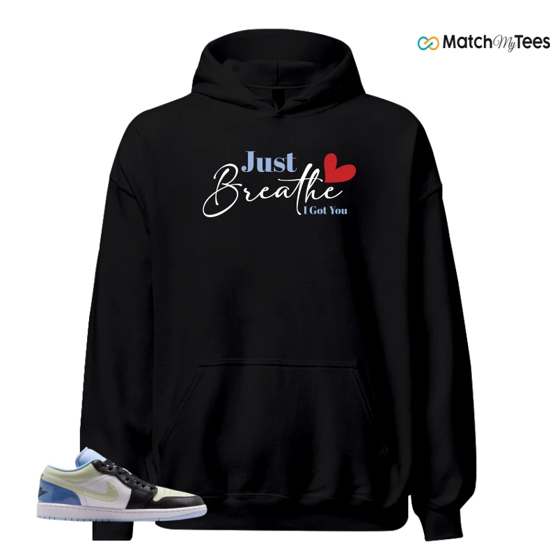 NIKE AIR JORDAN 1 LOW MISMATCHED PATENT SNEAKER Matching Tees hoodie