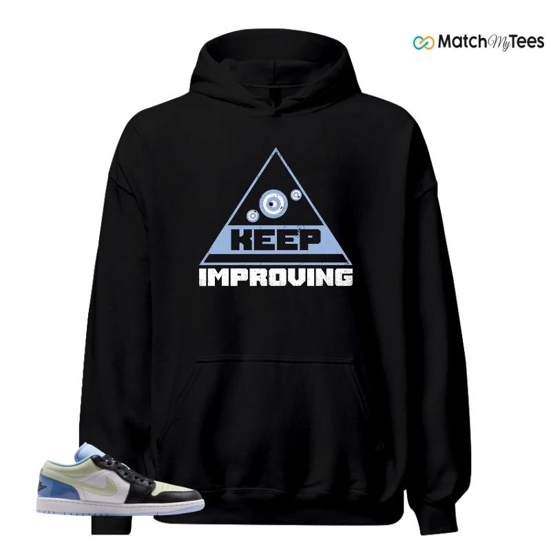 NIKE AIR JORDAN 1 LOW MISMATCHED PATENT SNEAKER Matching Tees hoodie